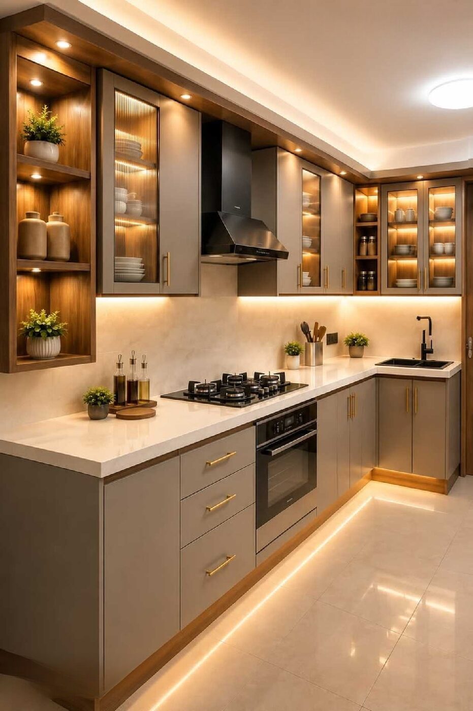 Modular Kitchen project by CDEF Buildcon
