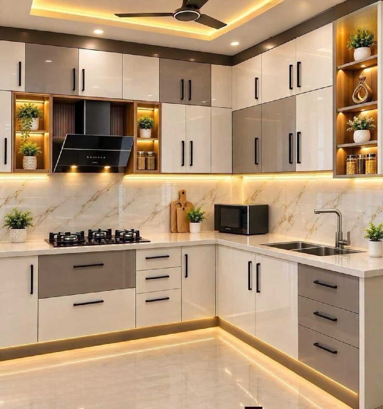 Modular Kitchen project by CDEF Buildcon