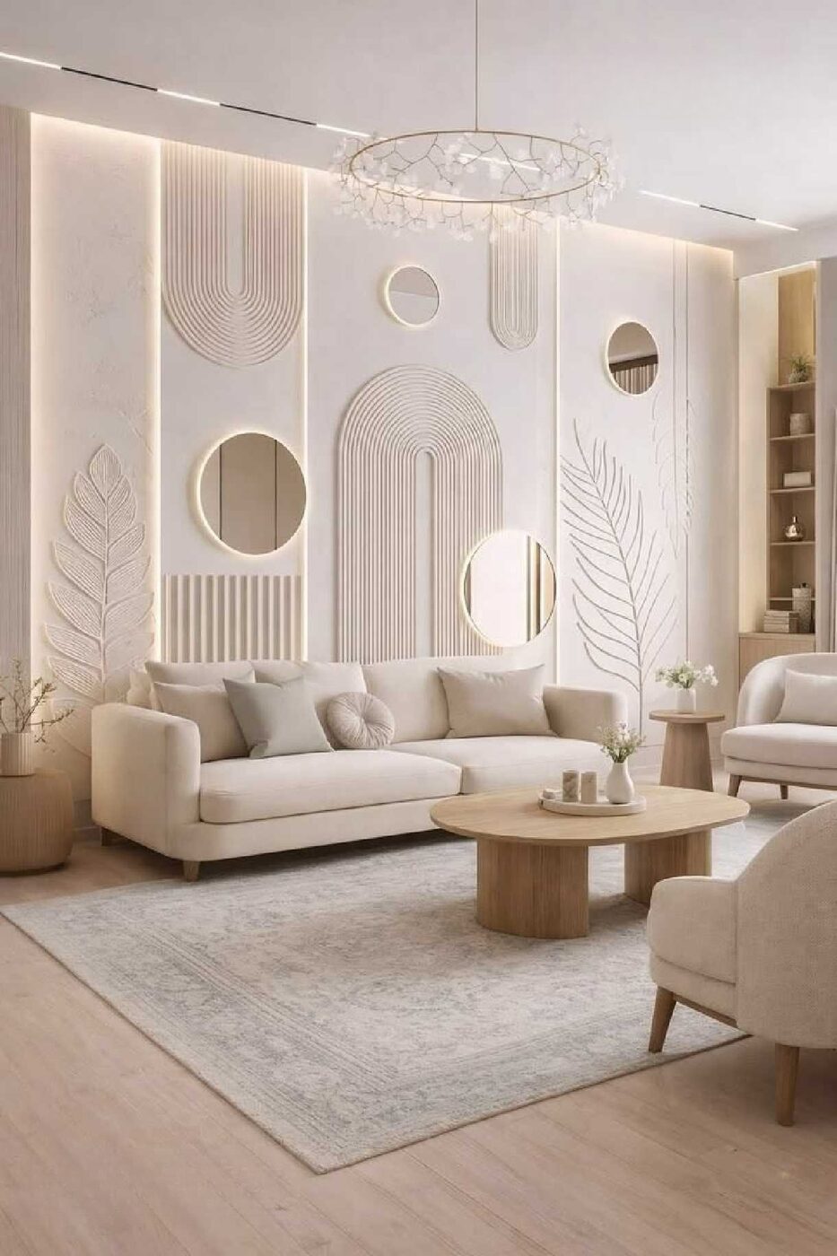 Living Room project by CDEF Buildcon