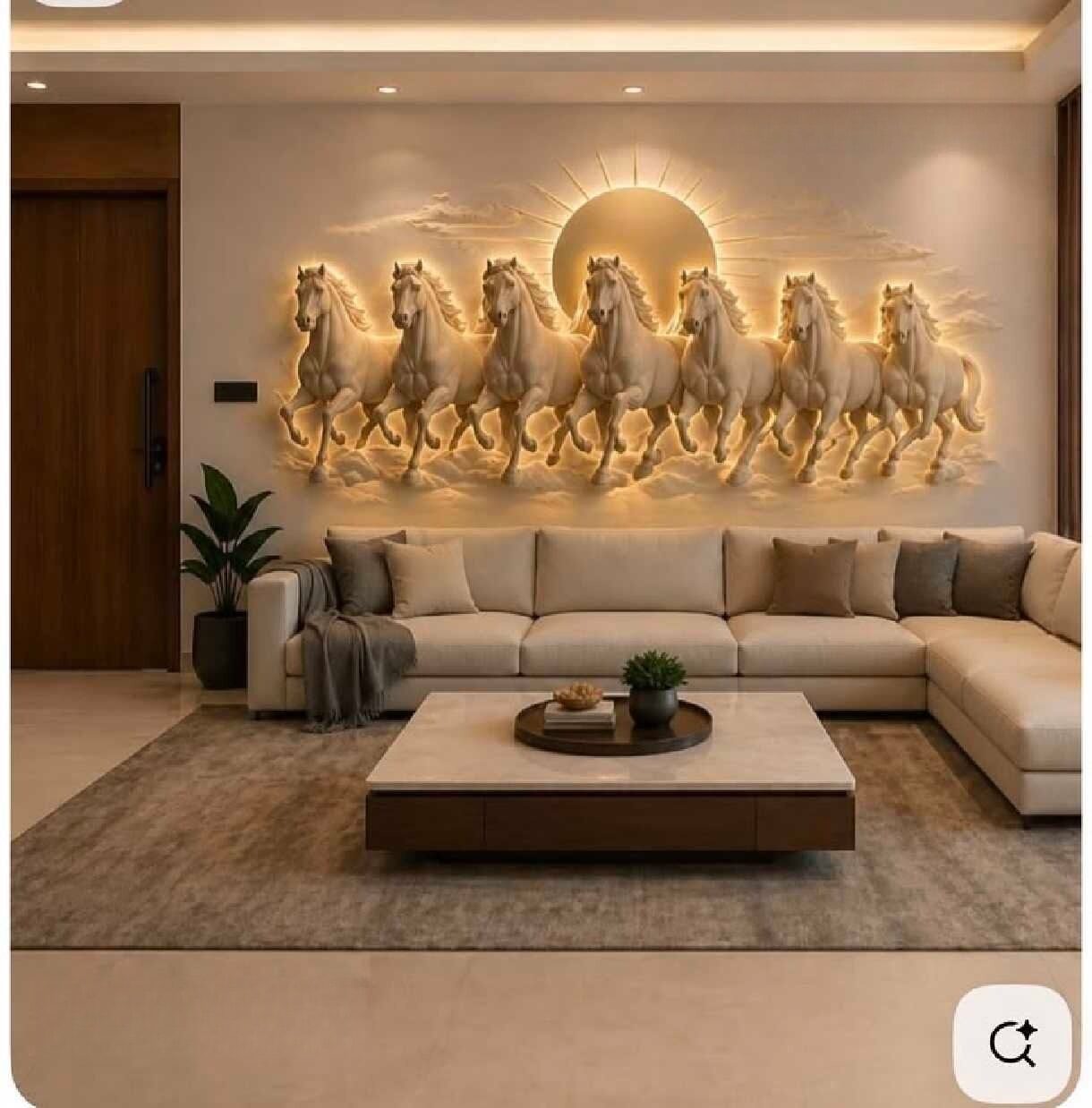Living Room project by CDEF Buildcon