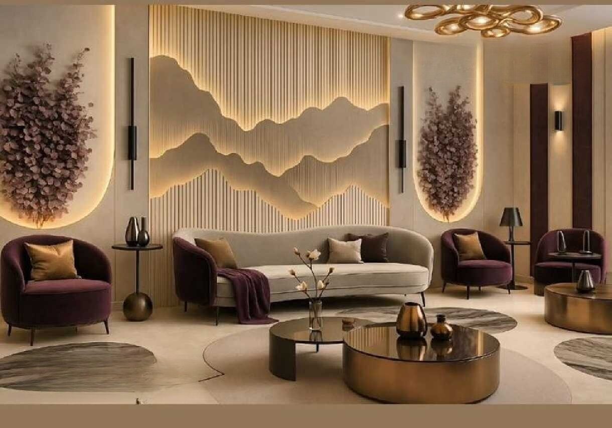 Living Room project by CDEF Buildcon